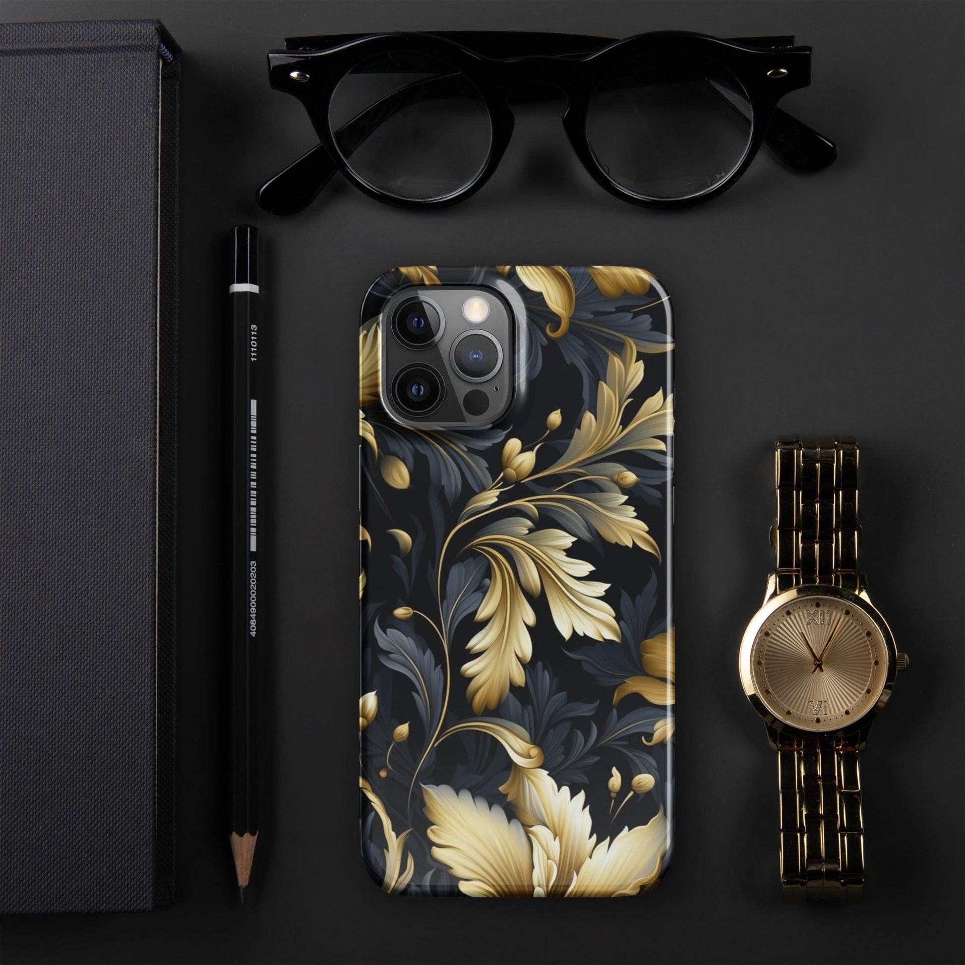 Snapcase iPhone® - Hülle "Golden Flora" - Artexio