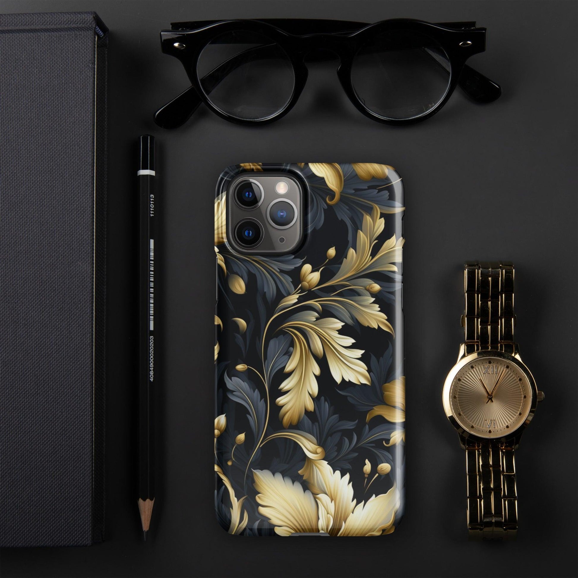 Snapcase iPhone® - Hülle "Golden Flora" - Artexio