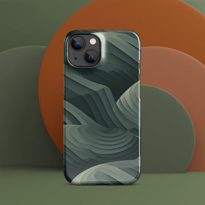 Snapcase iPhone® - Hülle "Green Tide" - Artexio