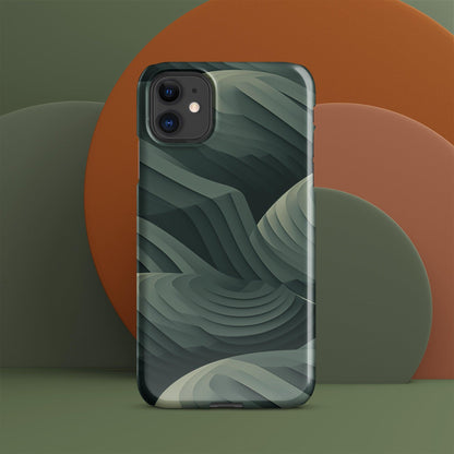 Snapcase iPhone® - Hülle "Green Tide" - Artexio