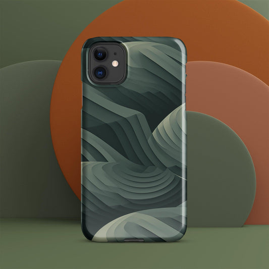 Snapcase iPhone® - Hülle "Green Tide" - Artexio