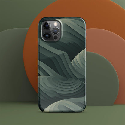 Snapcase iPhone® - Hülle "Green Tide" - Artexio