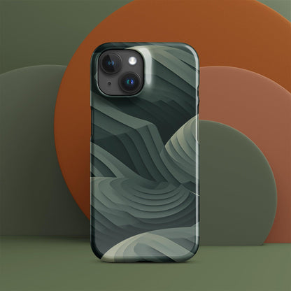 Snapcase iPhone® - Hülle "Green Tide" - Artexio