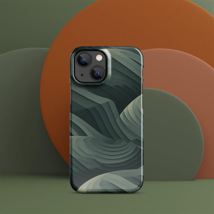 Snapcase iPhone® - Hülle "Green Tide" - Artexio