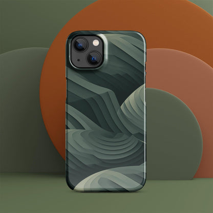 Snapcase iPhone® - Hülle "Green Tide" - Artexio