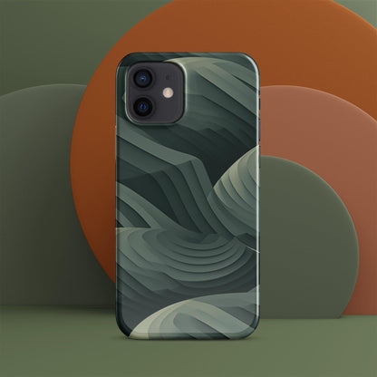 Snapcase iPhone® - Hülle "Green Tide" - Artexio