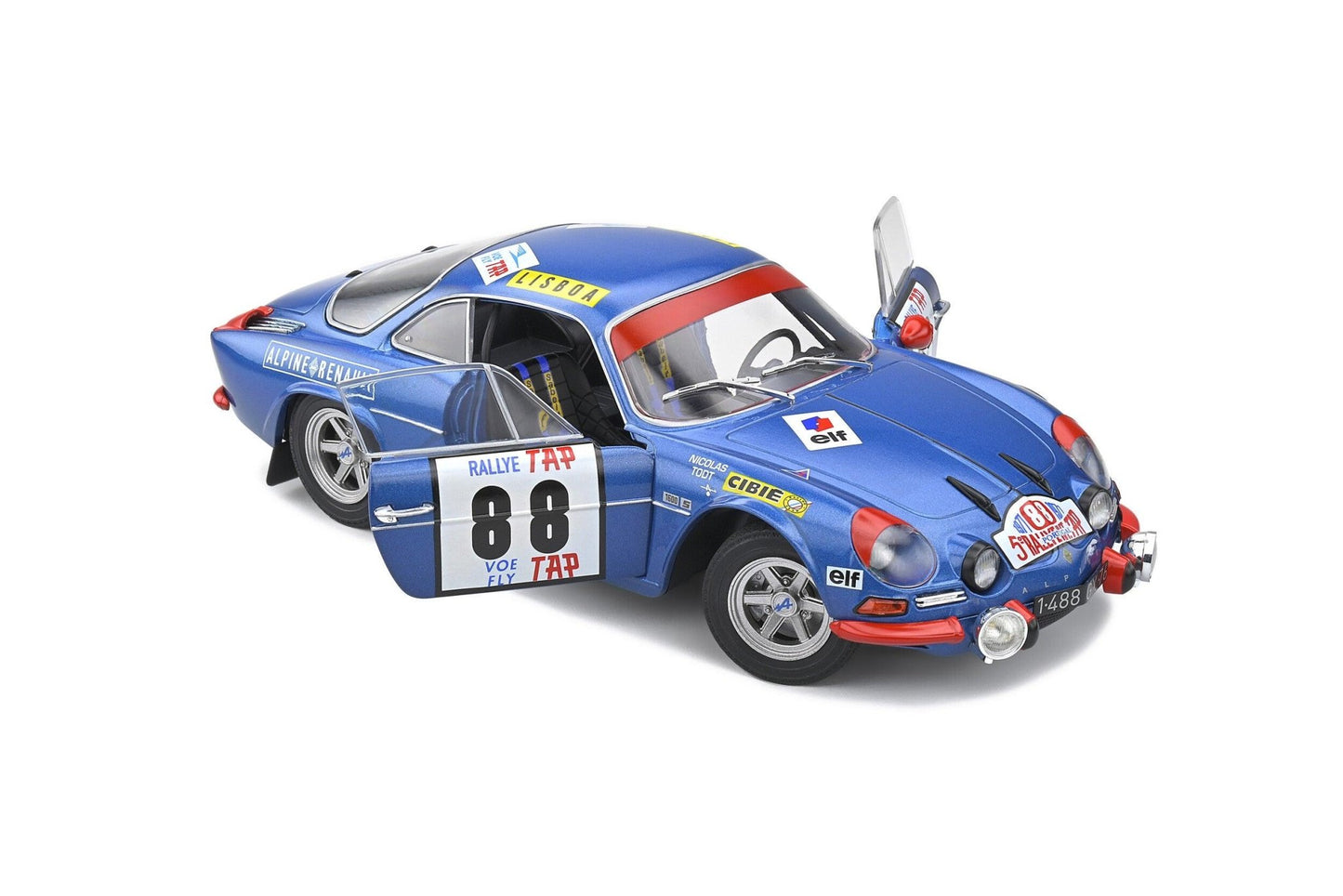 Solido Alpine A110 1600S #88 Winner Rallye Portugal 1971 1:18 Modell - Artexio