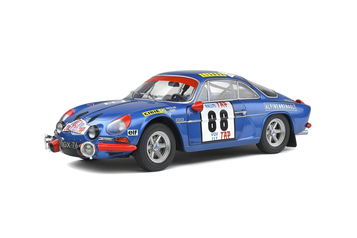 Solido Alpine A110 1600S #88 Winner Rallye Portugal 1971 1:18 Modell - Artexio