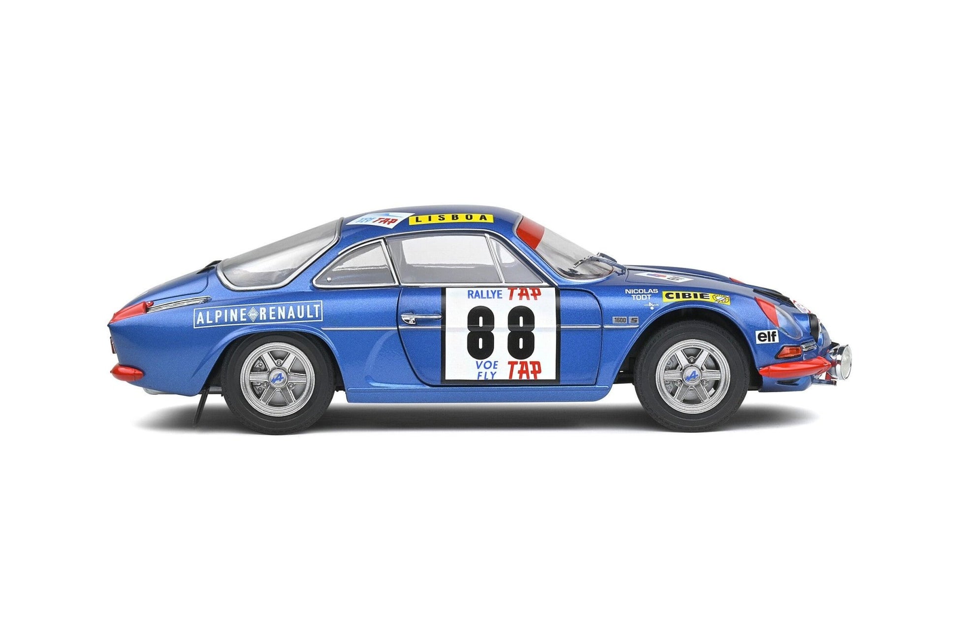 Solido Alpine A110 1600S #88 Winner Rallye Portugal 1971 1:18 Modell - Artexio