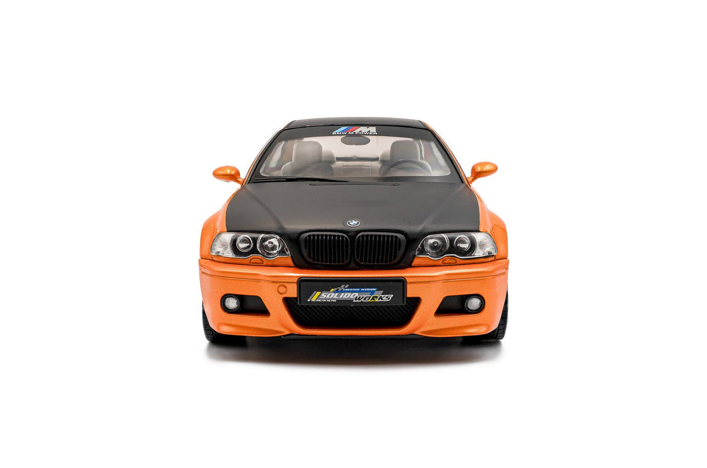 Solido BMW M3 (E46) Coupe 2000 orange/black 1:18 Modell