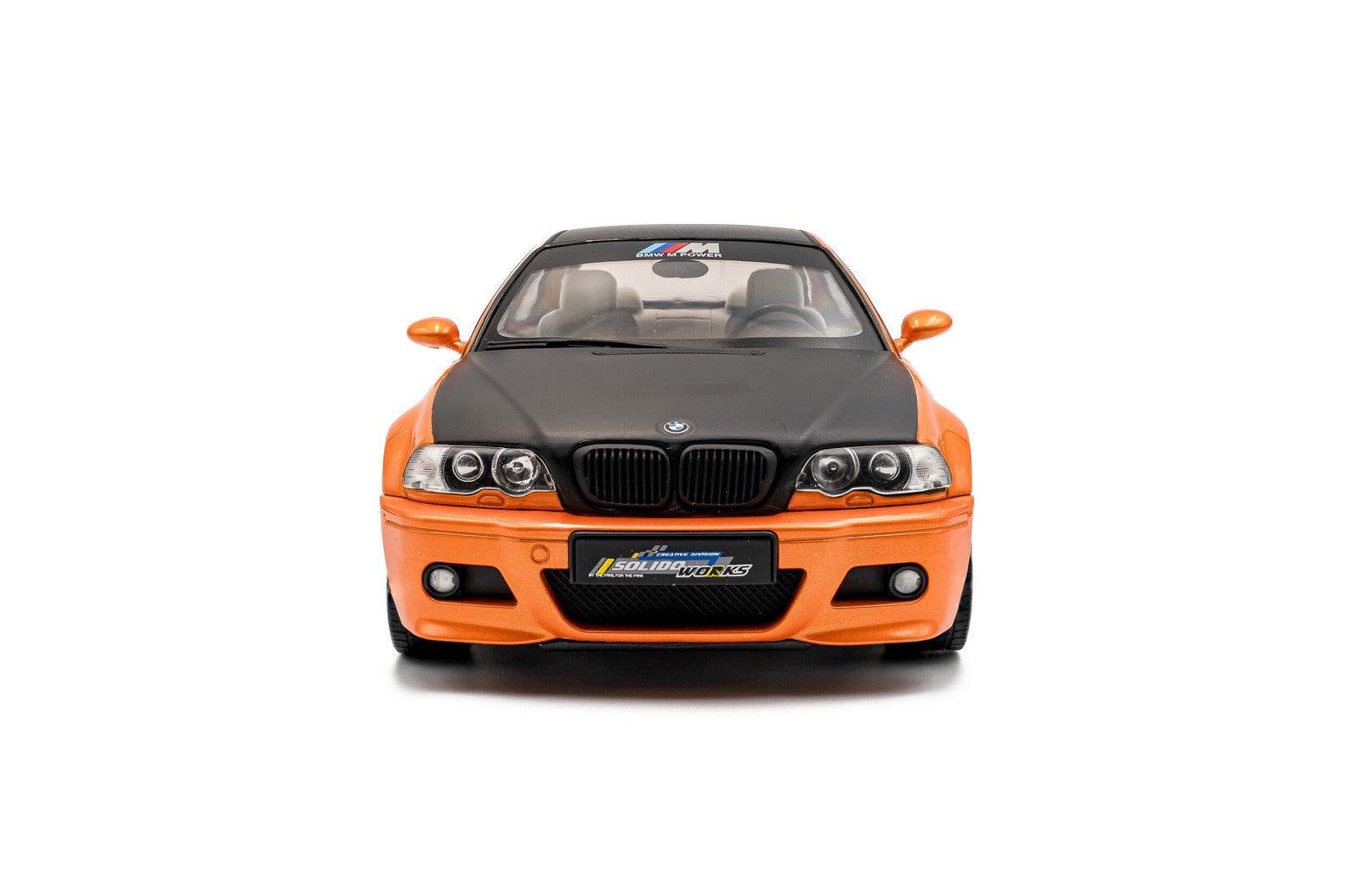 Solido BMW M3 (E46) Coupe 2000 orange/black 1:18 Modell