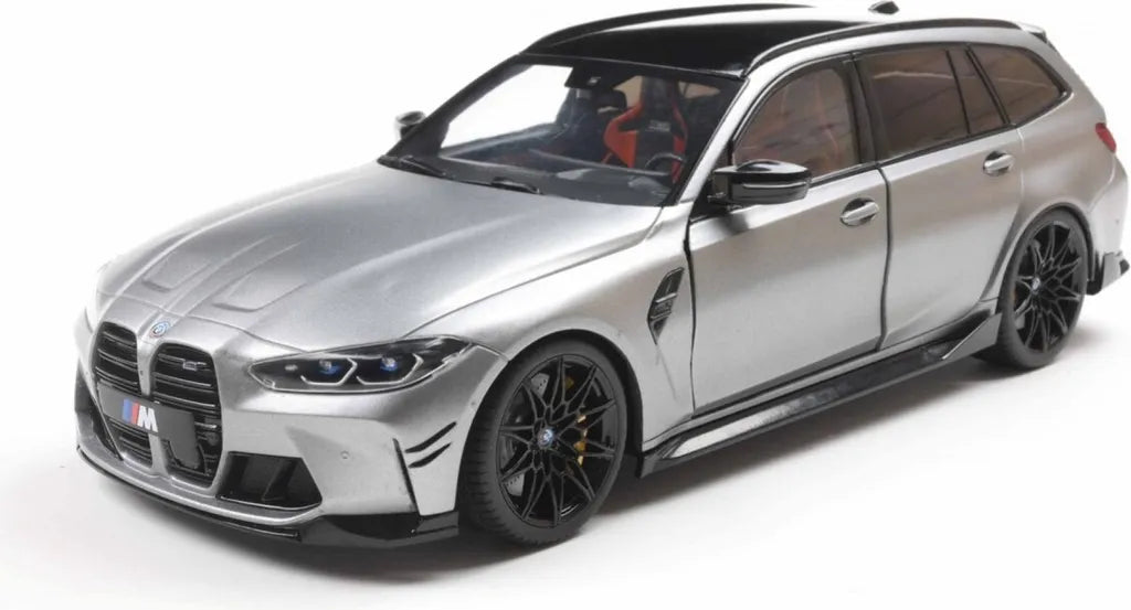 Solido BMW M3 (G81) Competition M XDrive Touring 2024 frozen gray pure metallic 1:18 model