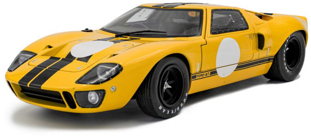 Solido Ford GT40 MK1 1968 Yellow/Black 1:18 model
