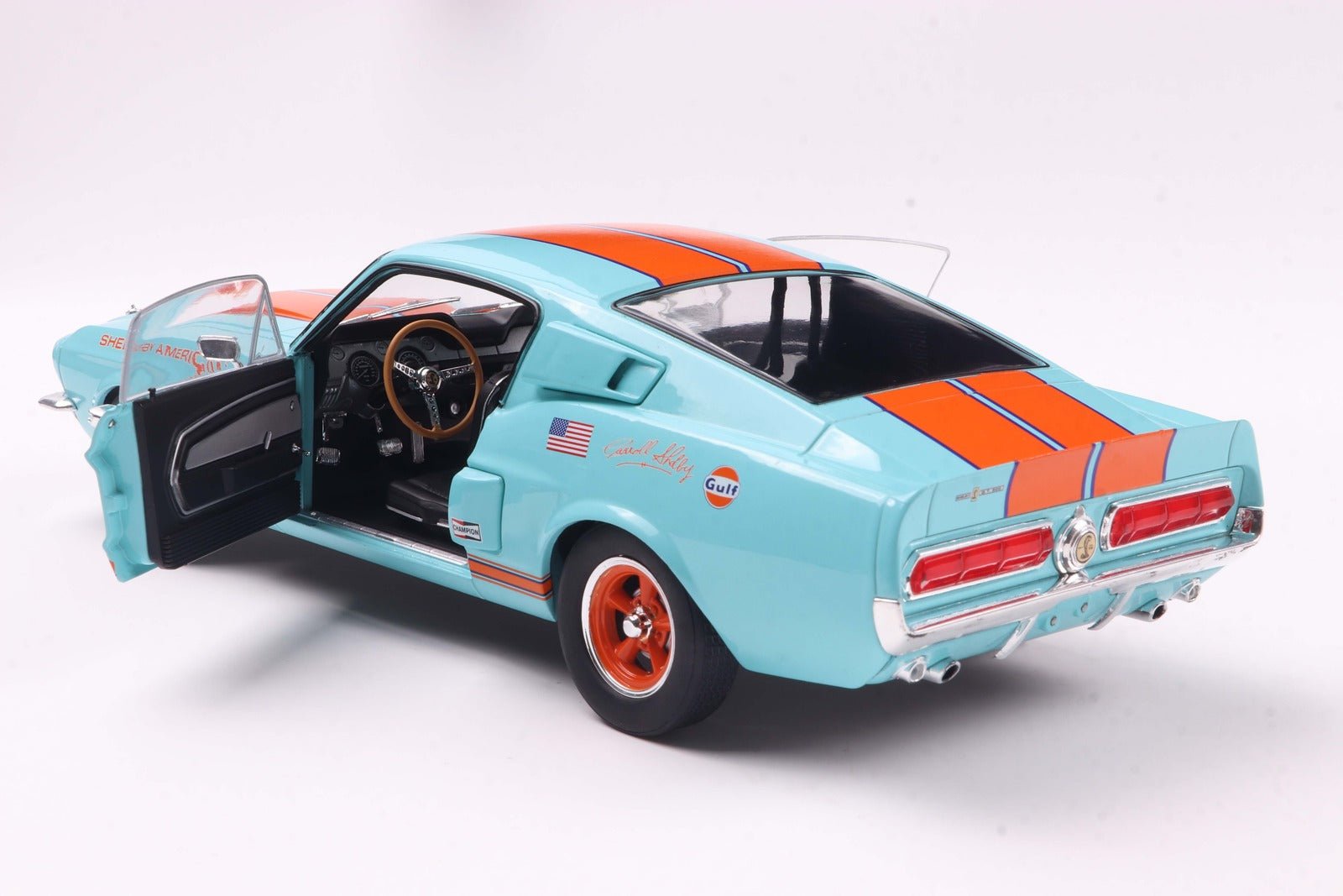 Solido Ford Mustang Shelby GT500 4 Gulf Racing Tribute 1967 1:18 Modell