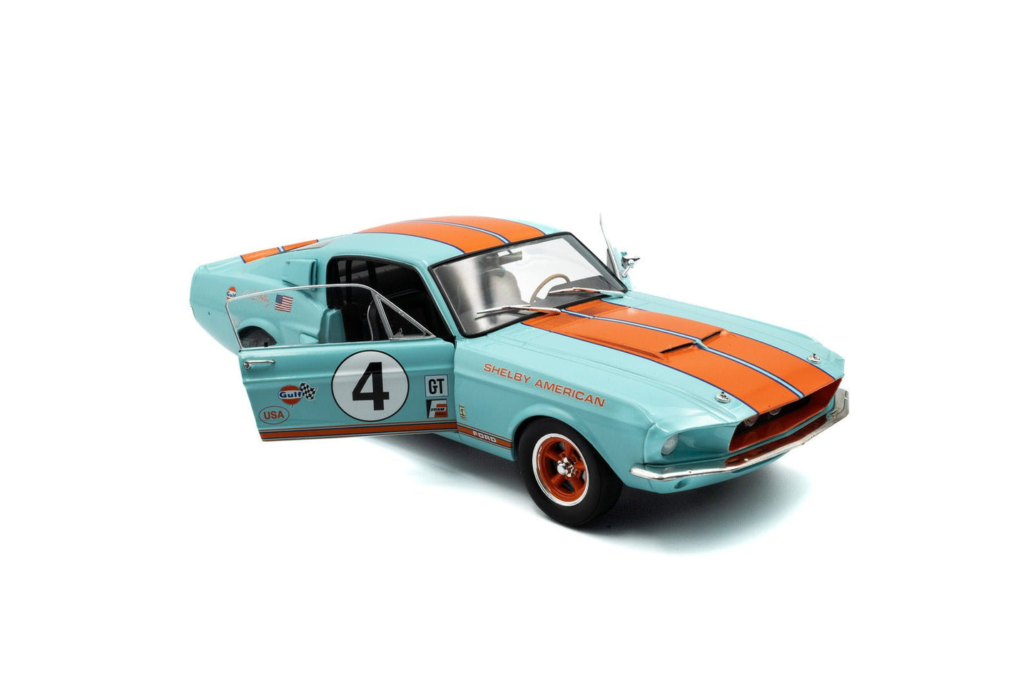 Solido Ford Mustang Shelby GT500 4 Gulf Racing Tribute 1967 1:18 Modell