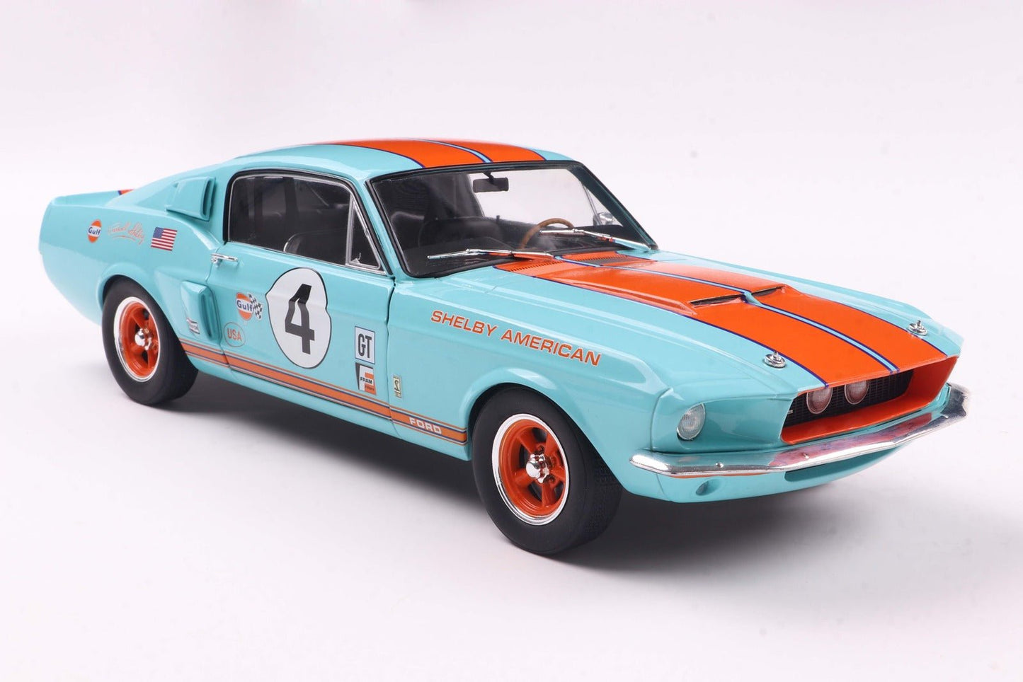 Solido Ford Mustang Shelby GT500 4 Gulf Racing Tribute 1967 1:18 Modell
