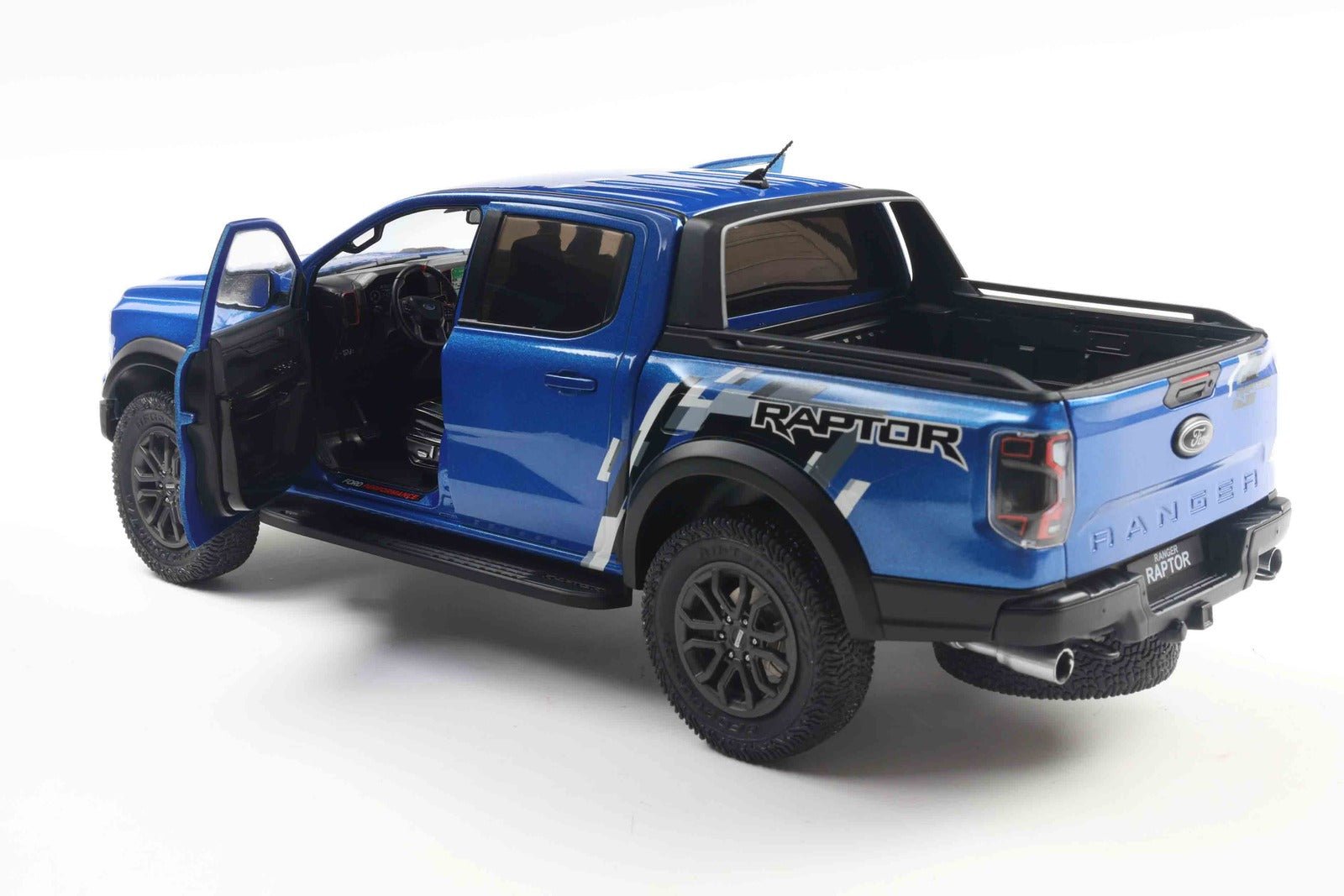 Solido Ford Ranger Raptor Pick - Up 2024 Blue 1:18 Modell