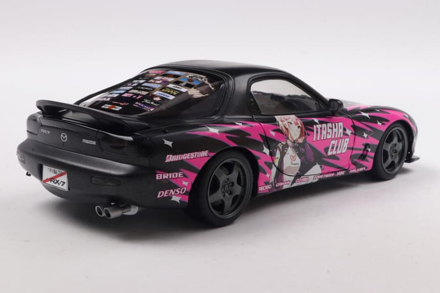 Solido Mazda RX7 (FD3) RS Works Itasha Club 1994 pink/black 1:18 Modell