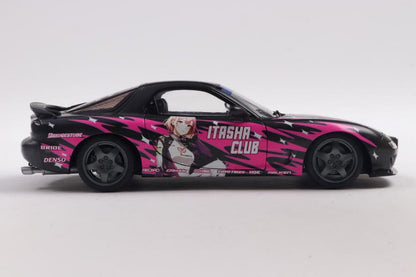 Solido Mazda RX7 (FD3) RS Works Itasha Club 1994 pink/black 1:18 Modell