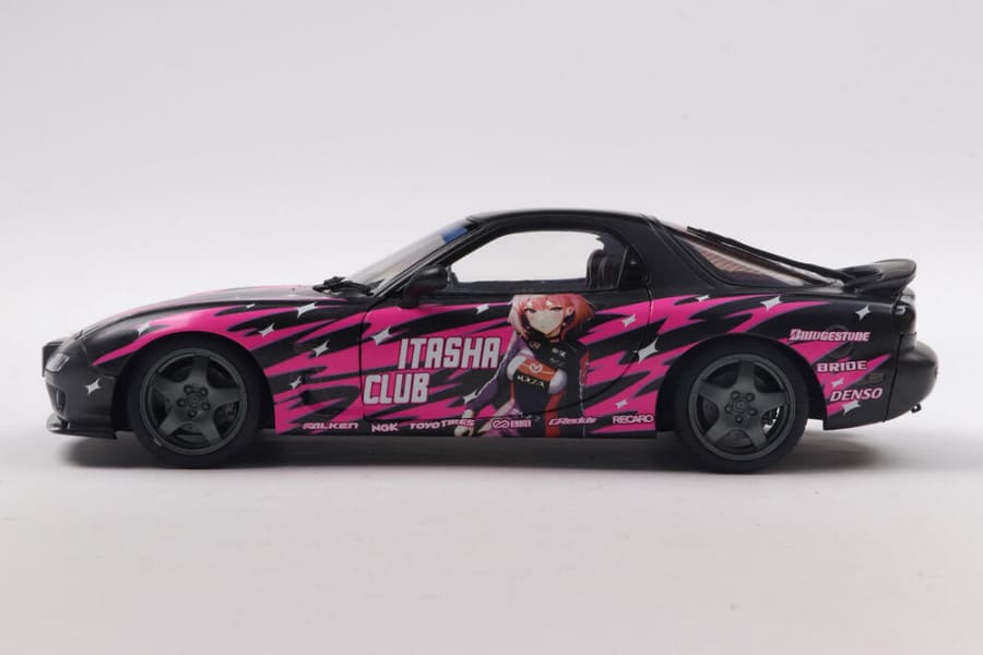 Solido Mazda RX7 (FD3) RS Works Itasha Club 1994 pink/black 1:18 Modell