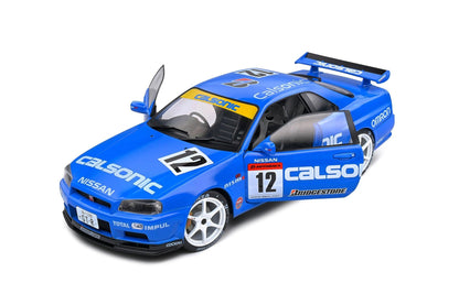 Solido Nissan GT - R (R34) Streetfighter Calsonic Tribute #12 - Blue 1:18 Modell - Artexio