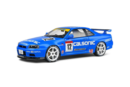 Solido Nissan GT - R (R34) Streetfighter Calsonic Tribute #12 - Blue 1:18 Modell - Artexio