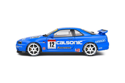 Solido Nissan GT - R (R34) Streetfighter Calsonic Tribute #12 - Blue 1:18 Modell - Artexio