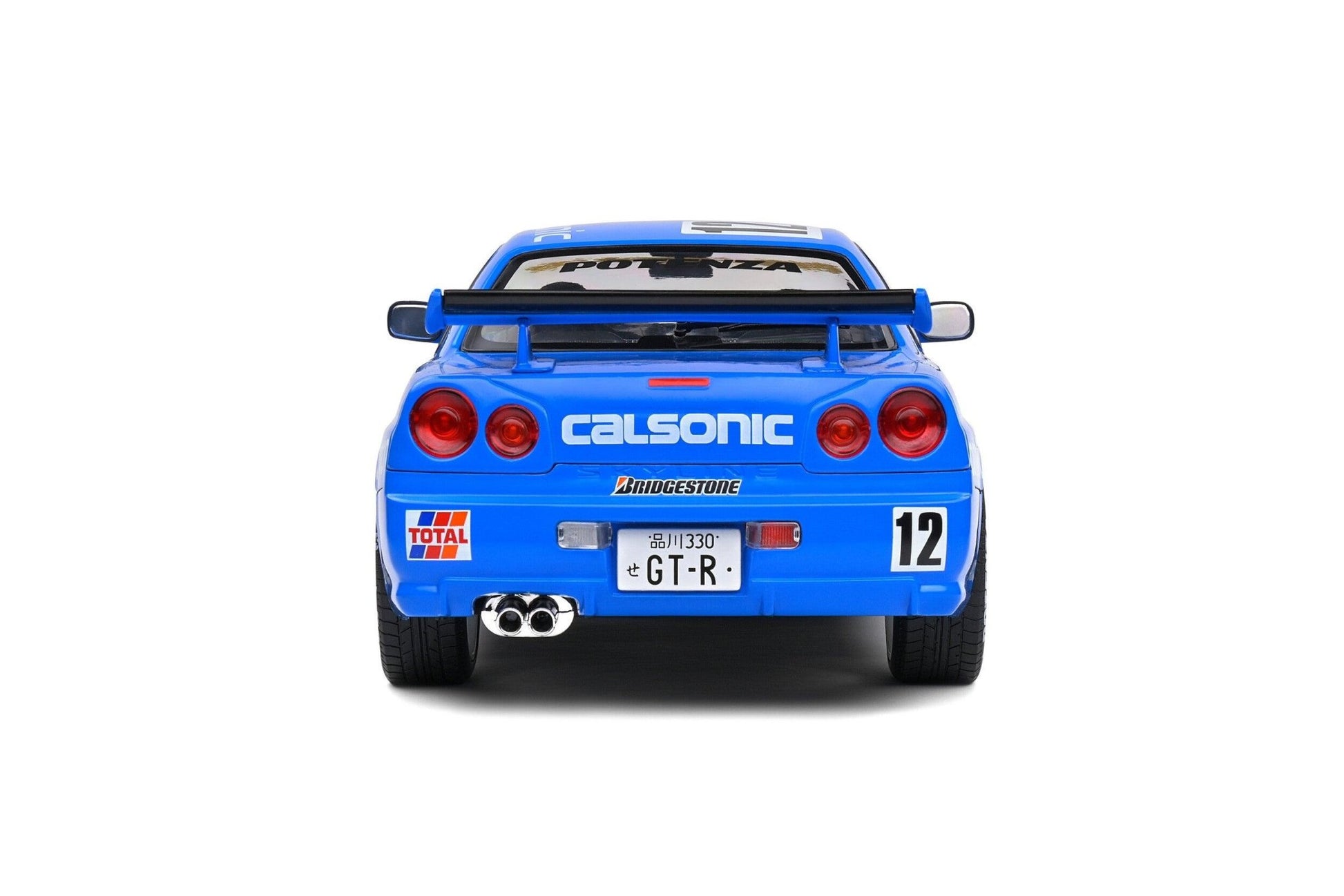 Solido Nissan GT - R (R34) Streetfighter Calsonic Tribute #12 - Blue 1:18 Modell - Artexio