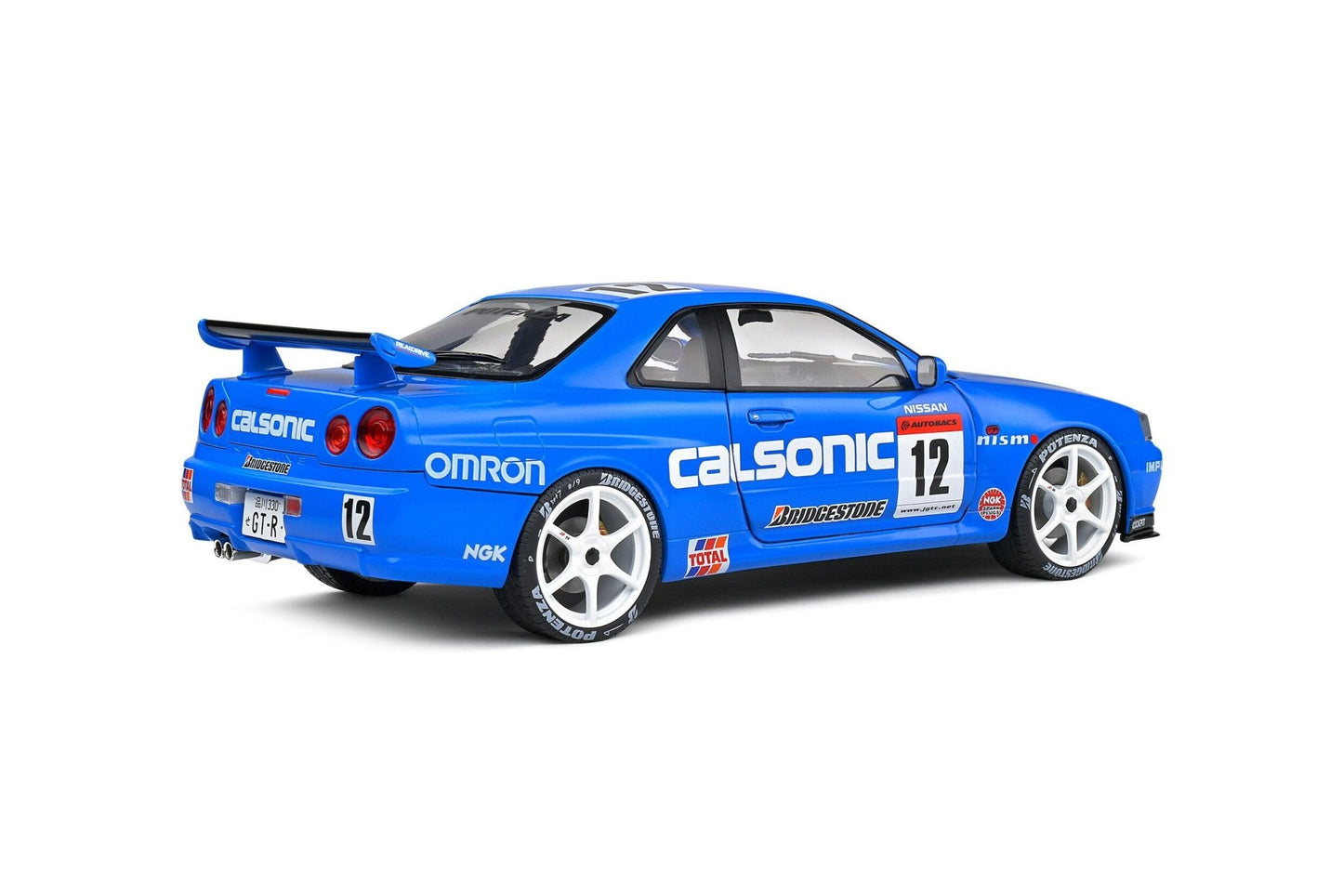 Solido Nissan GT - R (R34) Streetfighter Calsonic Tribute #12 - Blue 1:18 Modell - Artexio