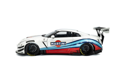 Solido Nissan GT - R (R35) LBWK Bodykit Type 2.0 2024 Martini 1:18 Modell