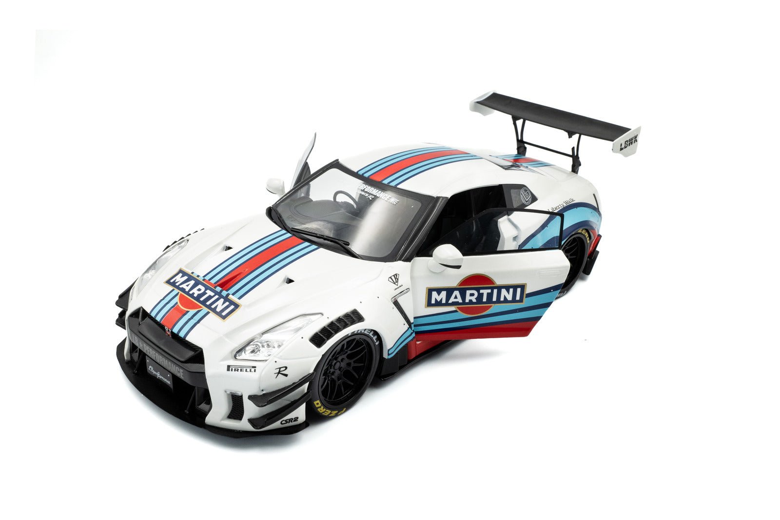 Solido Nissan GT - R (R35) LBWK Bodykit Type 2.0 2024 Martini 1:18 Modell