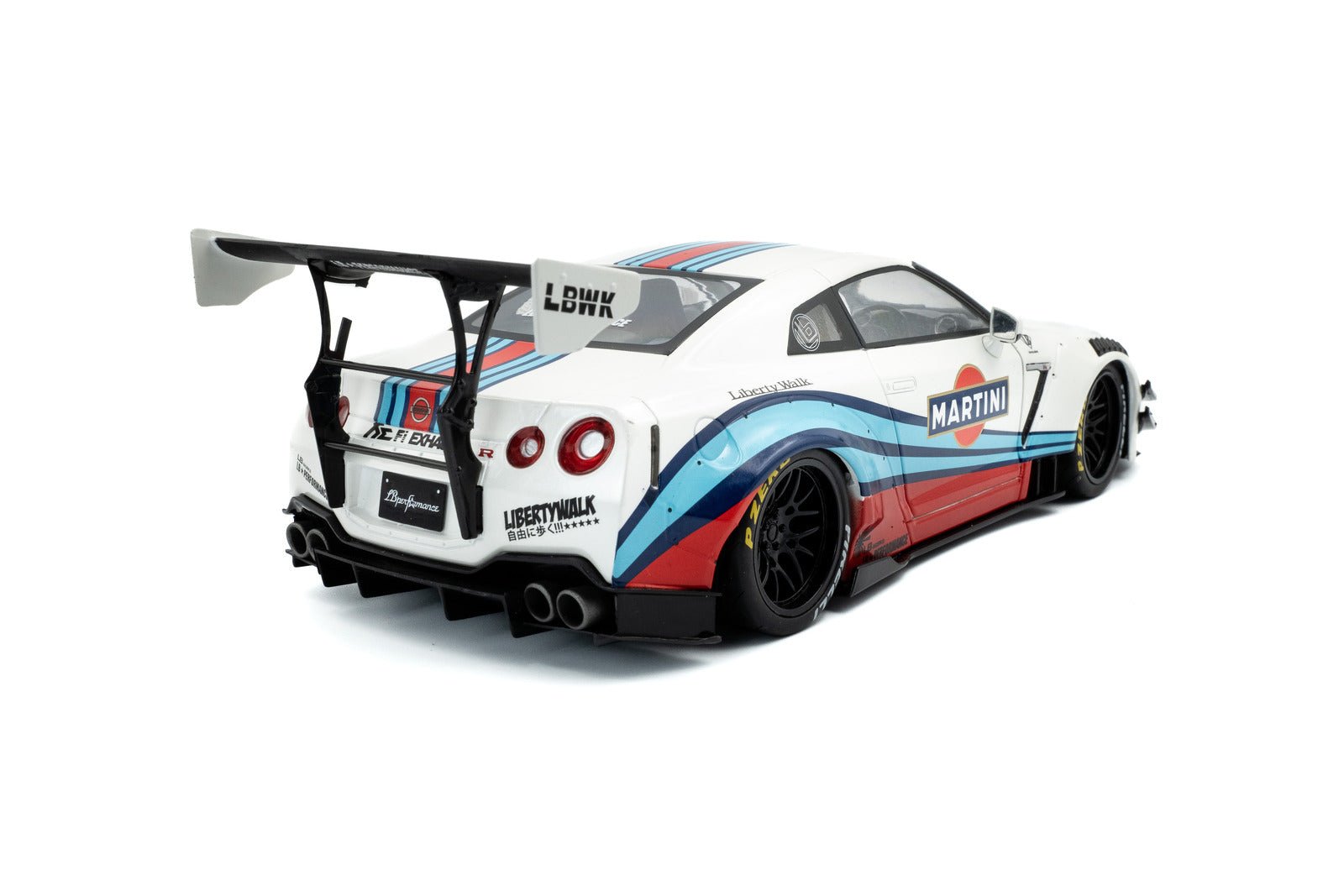 Solido Nissan GT - R (R35) LBWK Bodykit Type 2.0 2024 Martini 1:18 Modell