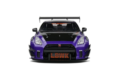 Solido Nissan GT - R (R35) Liberty Walk Body Kit 2.0 2022 - Lila 1:18 Modell - Artexio