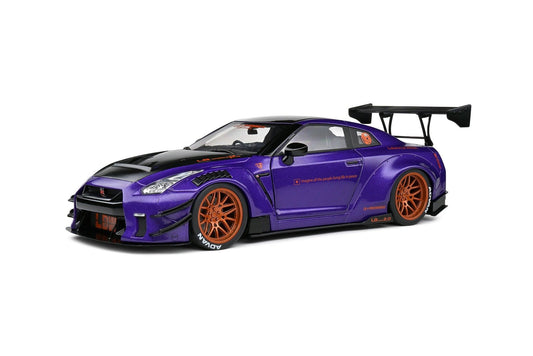 Solido Nissan GT - R (R35) Liberty Walk Body Kit 2.0 2022 - Lila 1:18 Modell - Artexio