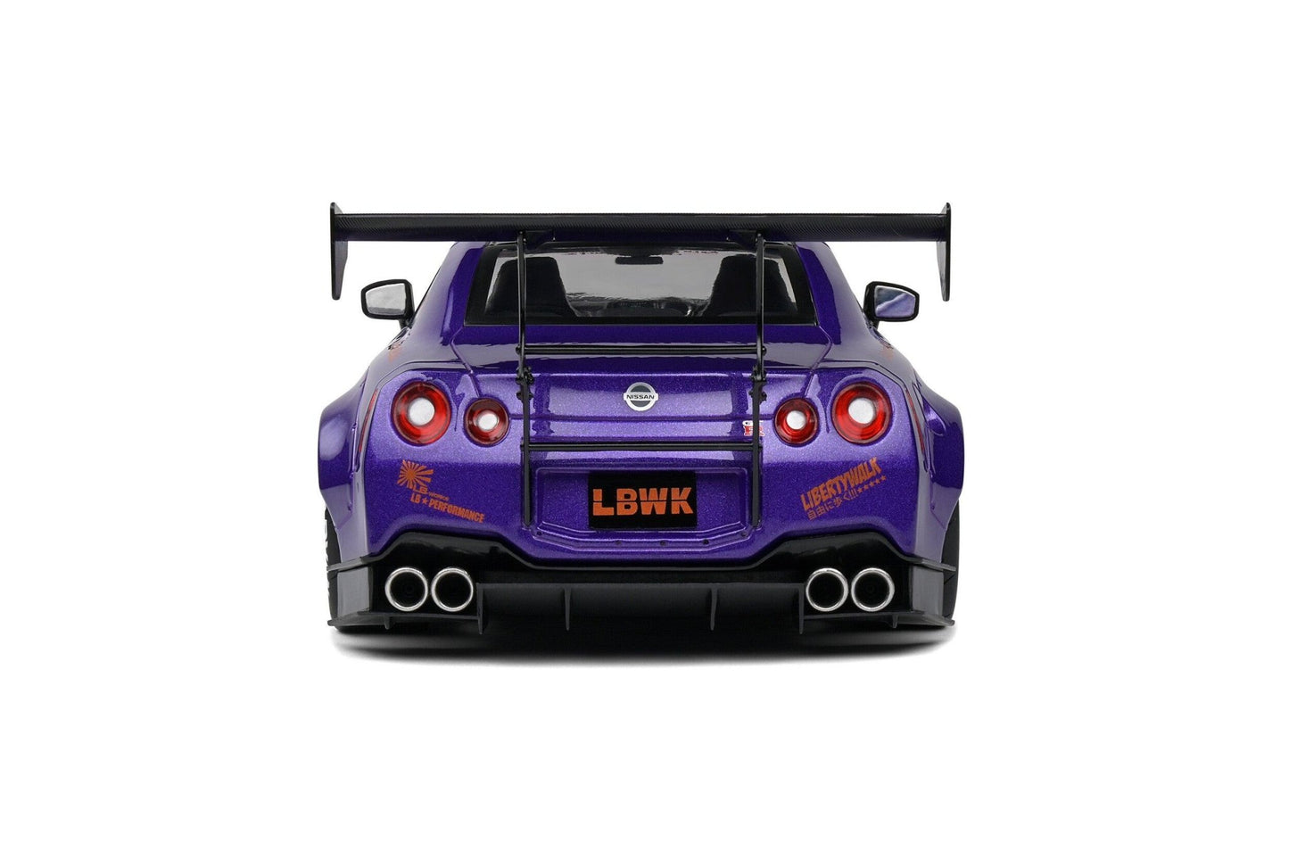 Solido Nissan GT - R (R35) Liberty Walk Body Kit 2.0 2022 - Lila 1:18 Modell - Artexio