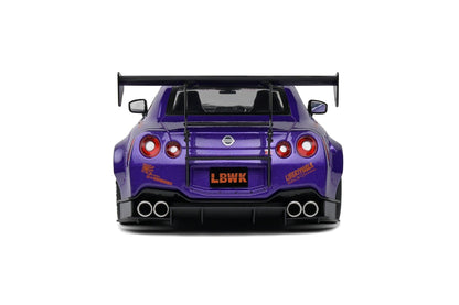 Solido Nissan GT - R (R35) Liberty Walk Body Kit 2.0 2022 - Lila 1:18 Modell - Artexio