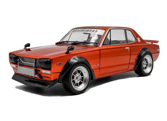 Solido Nissan Skyline (C10) Hakosuka 1970 Orange Metallic 1:18 Modell