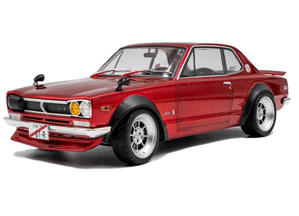 Solido Nissan Skyline (C10) Hakosuka 1970 red metallic 1:18 model