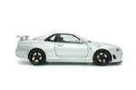 Solido Nissan Skyline GT - R R34 Z - Tune 1999 Silver 1:18 Modell