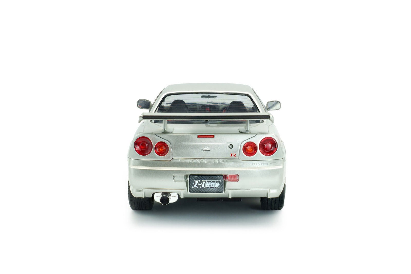 Solido Nissan Skyline GT - R R34 Z - Tune 1999 Silver 1:18 Modell