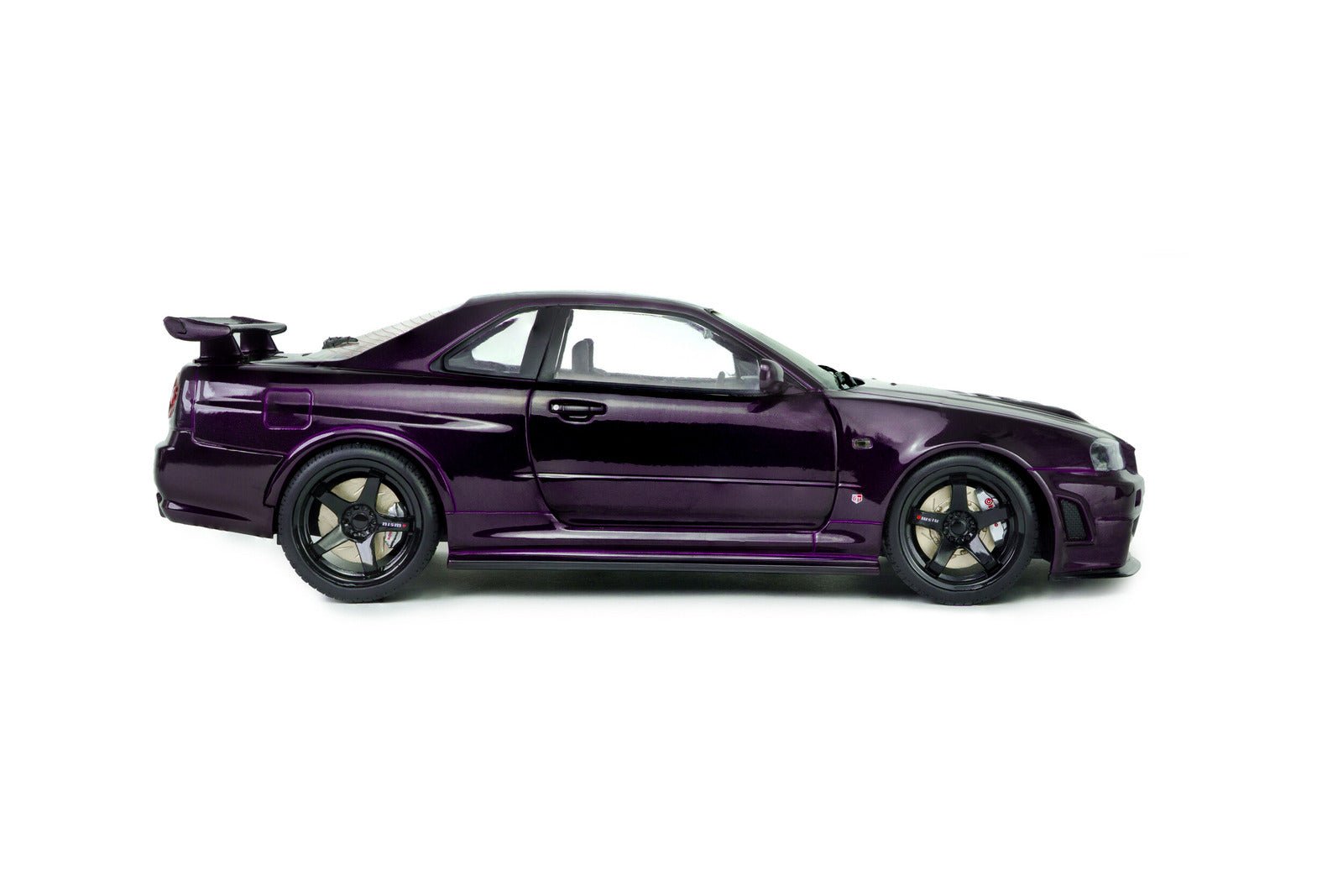 Solido Nissan Skyline R34 GT - R Z Tune 1999 Purple 1:18 Modell