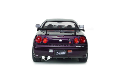 Solido Nissan Skyline R34 GT - R Z Tune 1999 Purple 1:18 Modell