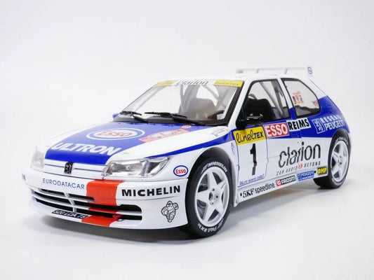 Solido Peugeot 306 Maxi White #1 Rallye Monte Carlo 1996 1:18 Modell - Artexio