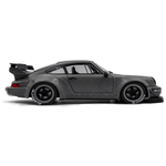Solido Porsche 911 (964) RWB Bodykit 2024 nardo gray with figure 1:18 model