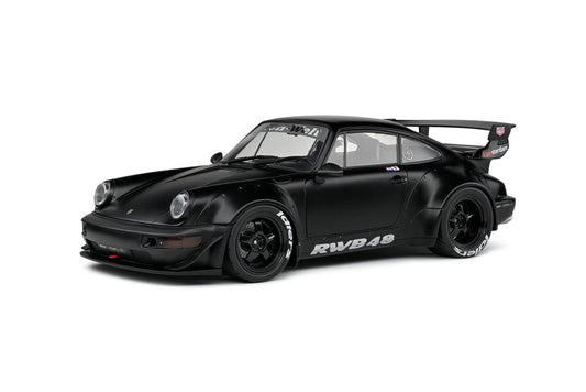 Solido Porsche 911 (964) RWB Bodykit Darth Vader 2016 - Matt Black 1:18 Modell - Artexio