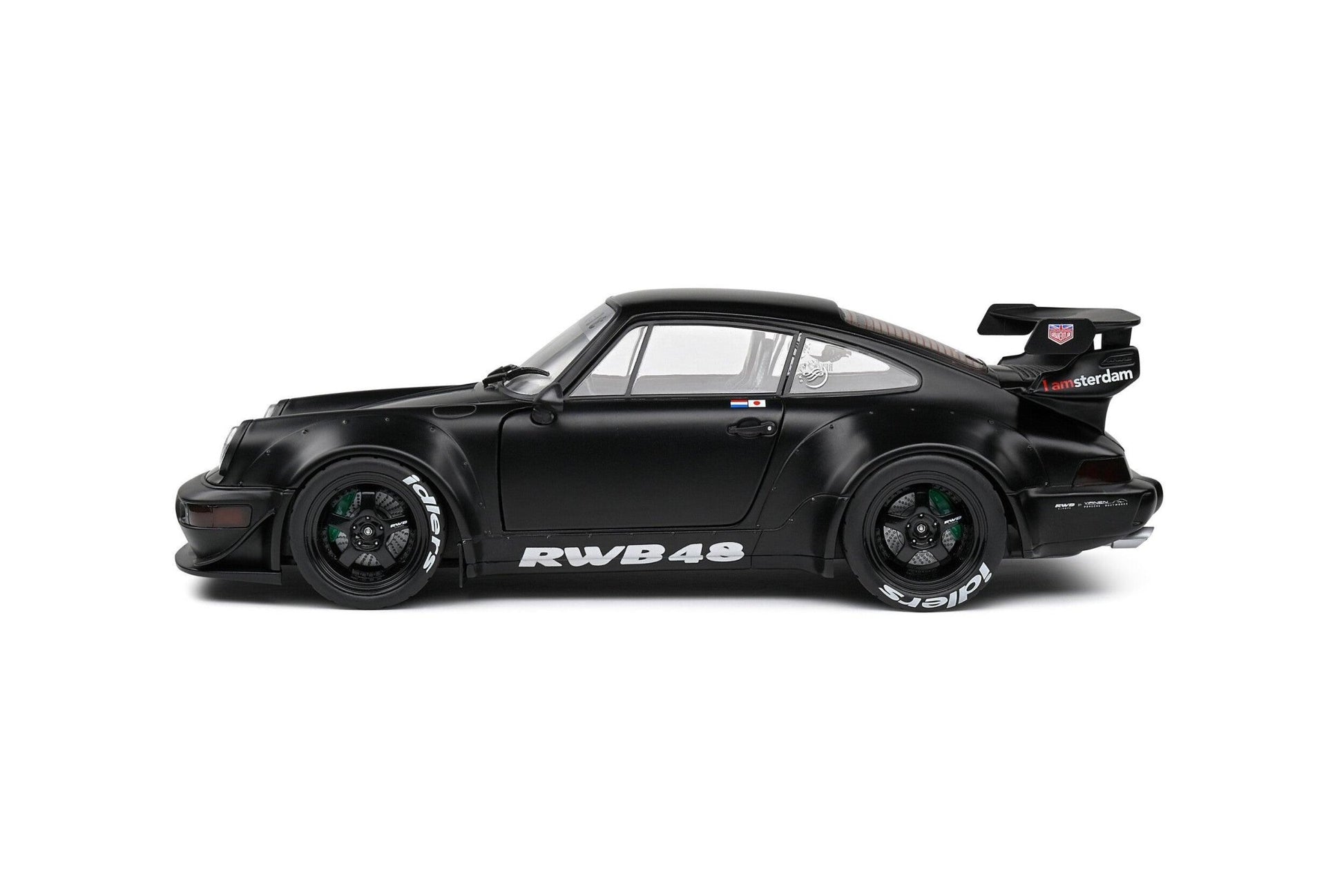 Solido Porsche 911 (964) RWB Bodykit Darth Vader 2016 - Matt Black 1:18 Modell - Artexio