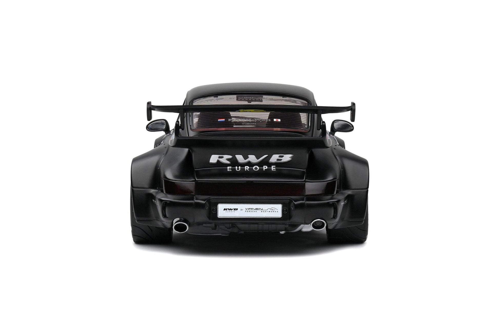 Solido Porsche 911 (964) RWB Bodykit Darth Vader 2016 - Matt Black 1:18 Modell - Artexio