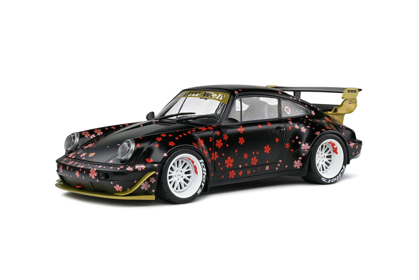 Solido Porsche 911 (964) RWB Rauh - Welt Aoki 2021 1:18 Modell - Artexio