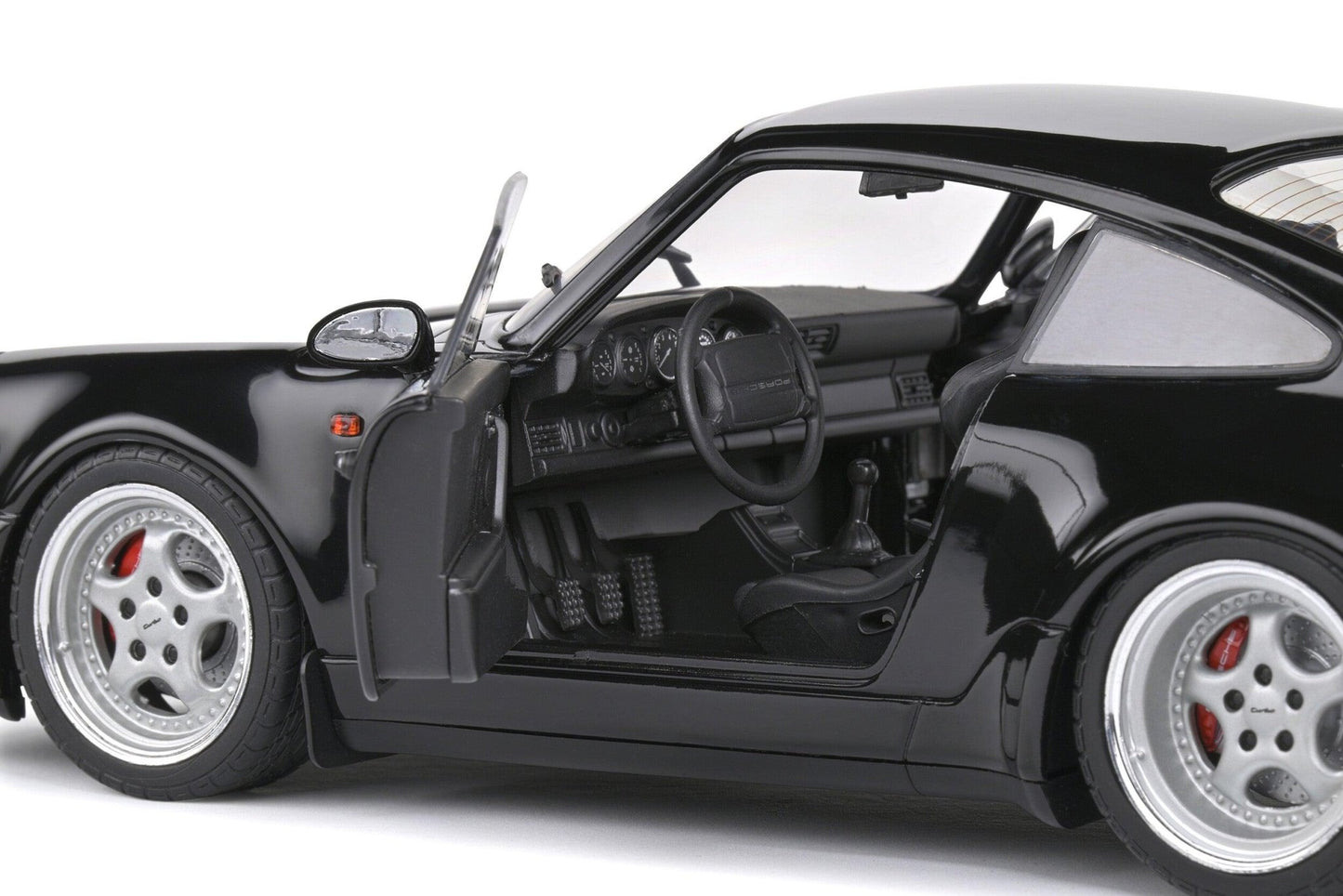 Solido Porsche 911 (964) Turbo - Black 1:18 Modell - Artexio