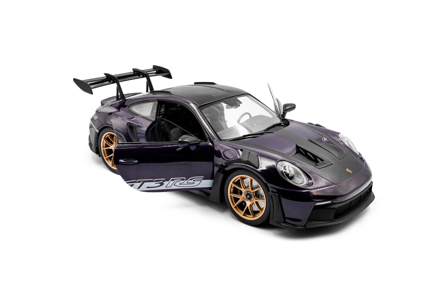 Solido Porsche 911 (992) GT3 RS Weissach - Package 2024 viola metallic 1:18 model